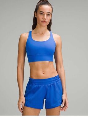 Lululemon Energy Longline Bra *Medium Support, B–D Cups Blazer Blue Tone size 8